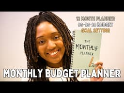 A MONTHLY PERSONAL FINANCE Planner | 50-30-20 Budgeting | Monthly Goal Setting | Etsy Shop