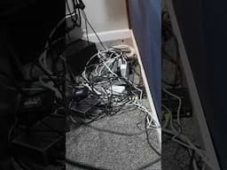 90-Second Cable Management Hack to Hide Your Messy Office Cables Forever