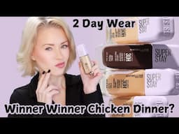 NEW Maybelline Super Stay Lumi Matte Foundation Review + 2 Day Wear Test