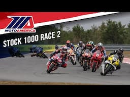 Stock 1000 Race 2 at New Jersey 2024 - FULL RACE | MotoAmerica