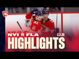 Panthers vs Islanders Highlights | 2.2.25