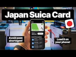 JAPAN SUICA TIPS - How To Get and Use JAPAN SUICA CARD on iPhone