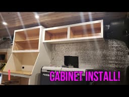 Vanbuild Episode 16: Cabinet Install