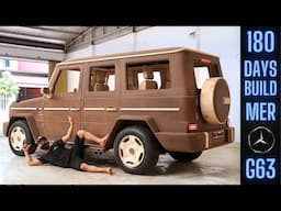 The Full Process of Dismantling a Classic Car to Build a New Mercedes G63