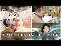 WHAT ITS LIKE IN THE NICU / 27 WEEKS PREMATURE BABY / EYE EXAM DAY IN THE LIFE / JUSTINE MARIE