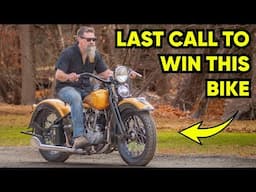 Last Call for Your Chance to Win This Bike!