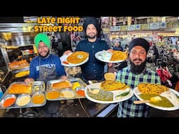 Late Night Street Food In Punjab | Famous Punjab Street Food | Punjabi Food | Jalandhar Street Food