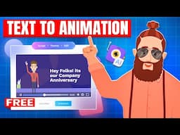 Create ANIMATION videos from TEXT Using Free AI Tools (Text-To-Animation AI)