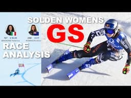 Federica Brignone Vs Alice Robinson Solden Ski Race Analysis