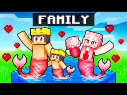 Having An MERMAID FAMILY in Minecraft!