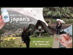 solo day trip to japan’s countryside ⛰️🌾🚌 |  shirakawa-go & takayama | local food | japan vlog ep. 8