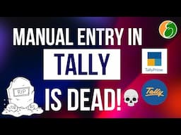 Manual Tally Entry is Dead Now | Bulk Entries Tally | Automate Entry Tally| Preet Mehta- CA Student