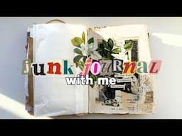 How I collage in my junk journal 💫 Tips & process