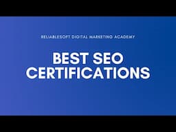 The 10 Best SEO Certifications Online (Free & Paid)