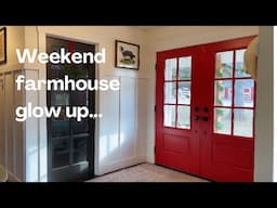 Farmhouse Weekend Makeover | DIY Home Refresh Ideas