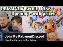 Prismatic Evolutions ETB Opening - WITH PRICES