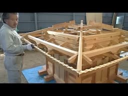 Master Carpenter Builds 1:5 Scale Five-Story Temple and Tested Under a Magnitude 6+ Earthquake