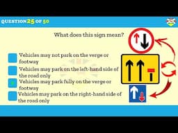 2025 The new Official DVSA Theory Test UK | BEST 50 Questions Theory Test