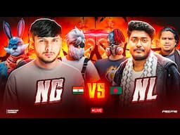 NG 🇮🇳 vs NL 🇧🇩 4x4 CLASH OF TITANS 🥵 || ESPORTS LINEUP DATE REVEAL ❓  #nonstopgaming -free fire live