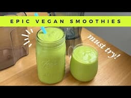 3 Vegan SMOOTHIE RECIPES You Will FALL IN LOVE WITH!🥰🤤