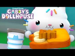 Bedtime Snack with the Gabby Cats! Making Bready Bears 🐻🍞 | GABBY'S DOLLHOUSE