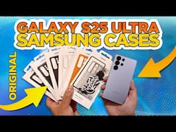 Original Samsung Galaxy S25 Ultra Cases Leather, Silicon, Clear , Rugged (S25 & S25 Plus)