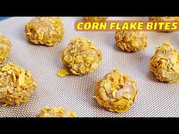 [No-Oven] Make Corn Flake Bites in 10 Minutes from your Breakfast Cereal [Subtitles] HNC Kitchen