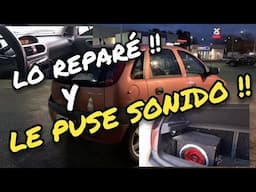 Le reparé baleros, radiador y le puse sonido al corsa! 😱 (suena muy chingon)😱 #chevroletcorsa #chevy