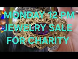 LIVE AT 12PM PT 3PM ET JEWELRY SALE ALL PROCEEDS GO TO PASADENA HUMANE SOCIETY THANK YOU APRIL 😊