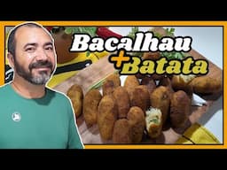 Bolinho de Bacalhau Com Batata Inglesa: Não Desmancha na fritura!