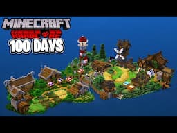 I Survived 100 Days on a DESERTED ISLAND in Minecraft Hardcore