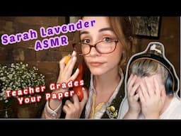 Sarah Lavender ASMR Grades My History Paper 🐙 🏴‍☠️