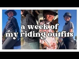 a week of my riding outfits! - ROOTD/ROOTW