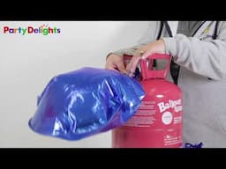 How to Use a Helium Canister with Foil Balloons