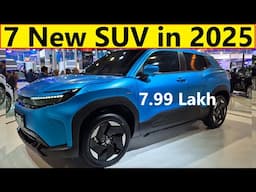 7 NEW SUV Car Launches in 2025. MOST PROMISING SUV CARS OF 2025