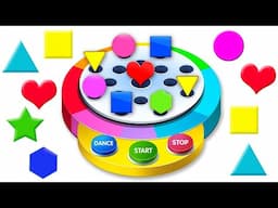 🌈 BOUNCING Dancing Balls On Finger Family Song | Educational Videos For Toddlers