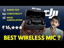 DJI Mic Mini Full Review in Hindi- Range test, Noise Cancellation, Compatibility कैसी है ?