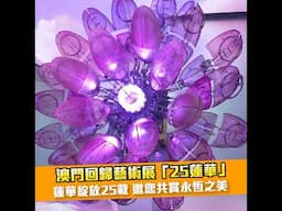 【#藝術展覽】澳門新濠天地「25蓮華」藝術展 全日免費入場！✨