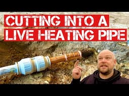 CUTTING INTO A LIVE PLUMBING PIPE....WHAT YOU MUST DO!!