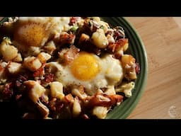 Bacon, Egg, & Potatoes Hash Recipe | Easy Breakfast Recipes | The Sweetest Journey