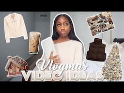 50+ VLOGMAS VIDEO IDEAS 2024 | Vlogmas Day 7 ❄️