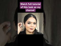 Watch full look video on my channel. #trending #shorts #shortsyoutube #makeupshorts