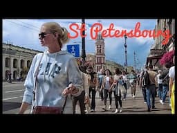 St Petersburg Historical Center Walks: Nevsky Avenue, Moika River, Arts Square RUSSIA2024