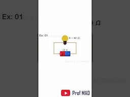 Ohms law example #Science #physics #technology #learning #education