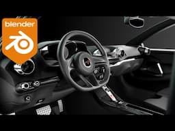 Modeling a McLaren Interior