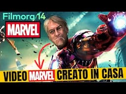 VIDEO MARVEL creato in CASA? Filmora 14 da FOTO a VIDEO, POWER BANK MI ESPLODE in MANO e... IRON MAN