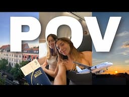 pov: você é uma estudante de 23 anos viajando para a EUROPA pela primeira vez | DIÁRIO DE VIAGEM #1