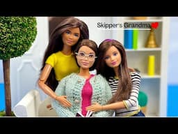 DIY Custom Skipper's Grandma Doll! 👵🏼 Barbie Doll Makeover/Transformation! Barbie Doll Videos