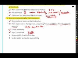 CMA US - Part 2 - Sec F - Business Ethics