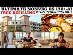 Ultimate Nonveg Lunch Rs.170/- || Free Refilling